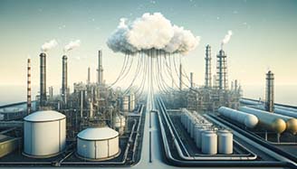 Installations énergétiques connectées au nuage.