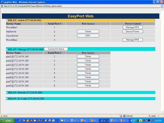 Diagram Easy Port Web Access