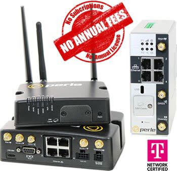 Les routeurs LTE IRG de Perle sont certifiés par le réseau T-Mobile