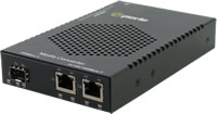 S-1110DHP-SFP-XT Hi-PoE Media Converters