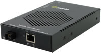 S-1110HP-SC10U-XT Hi-PoE Media Converters