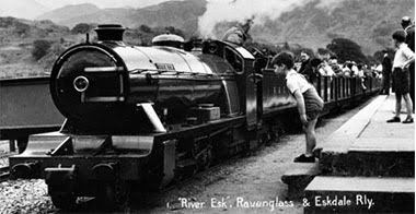 Locomotive miniature du patrimoine Ravenglass