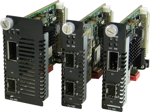 Modules Convertisseurs de médias Ethernet 10 Gigabits