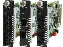 C-100MM Fast Ethernet Fiber to Fiber Media Converter Module